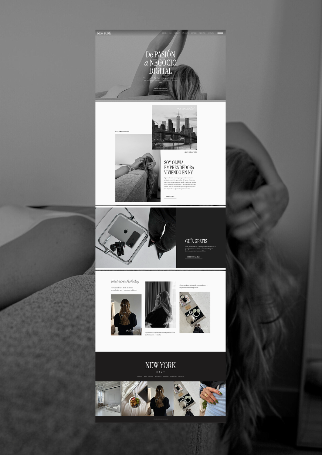 Páginas web para emprendedoras