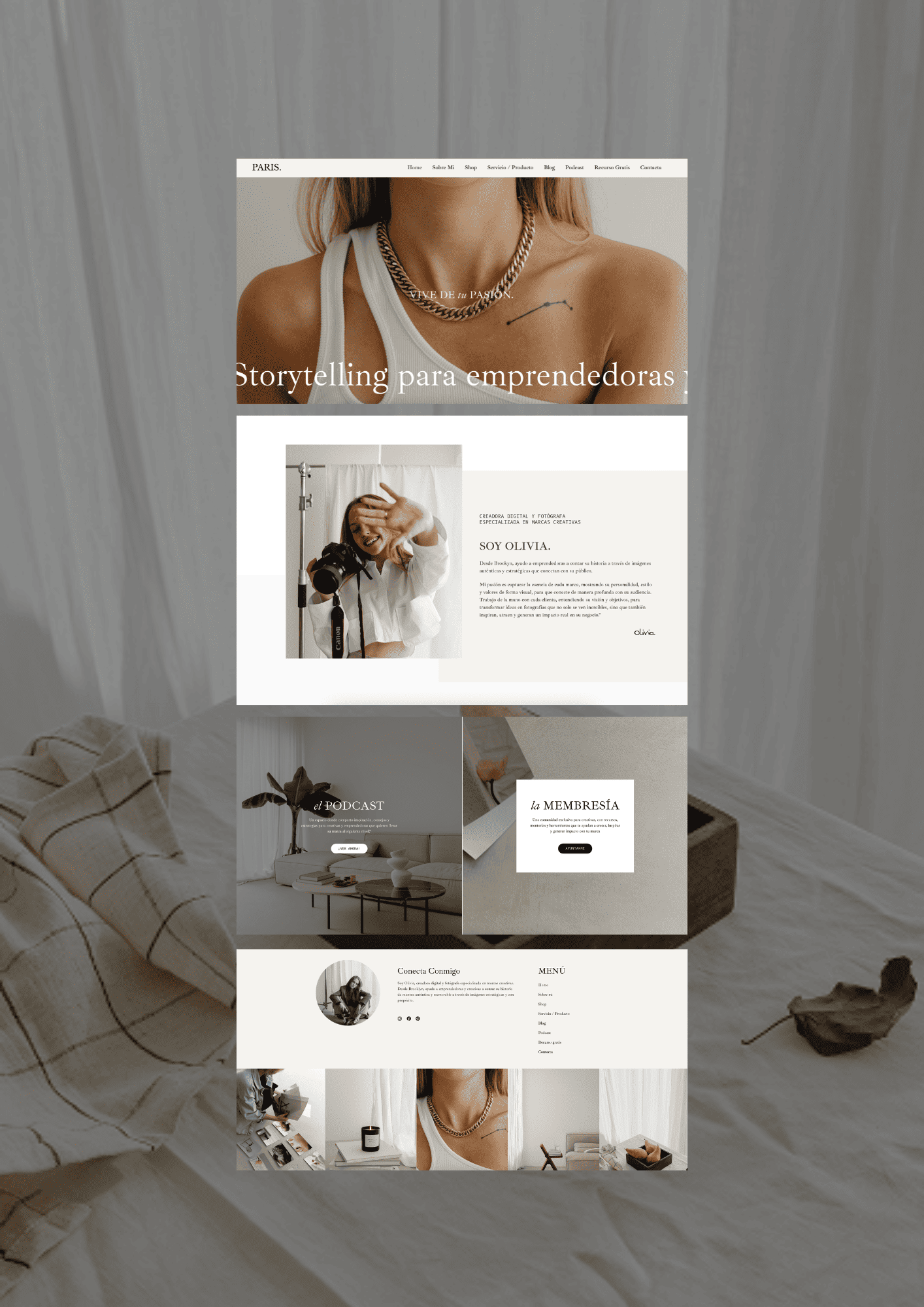 Plantillas web para emprendedoras